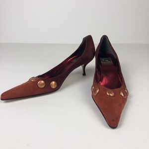 REED EVINS OMBRE KITTEN HEELS SZ 8.5